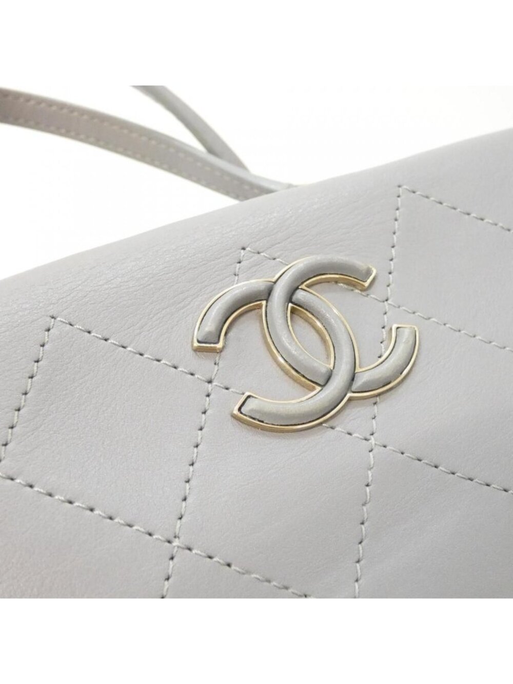 Chanel Bag Handbag Gray - Picture 6 of 10